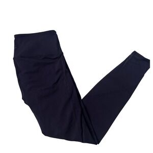 Lululemon Full-length Legging Laser Cut Size 8 Navy/Blue